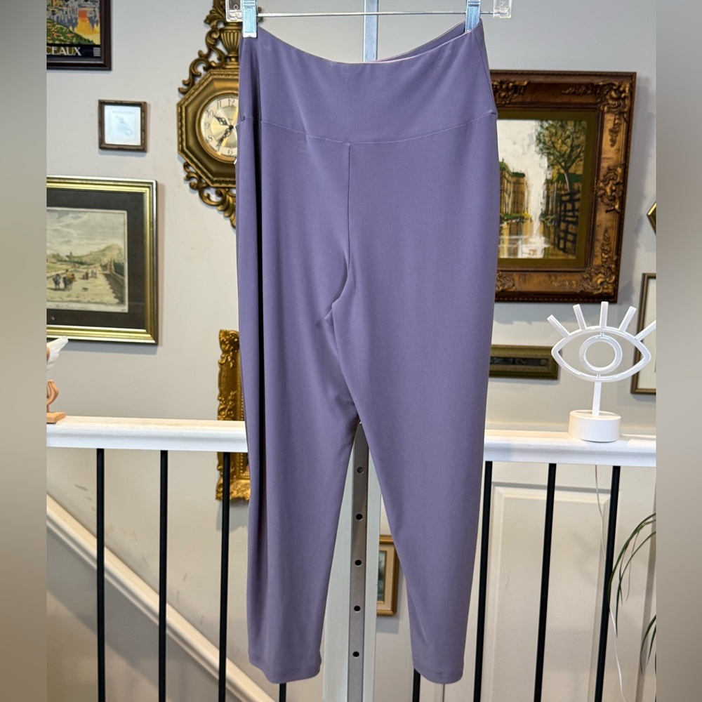 Sympli Wrap Ankle Pant Size 6 Lilac Lavender Travel Canada - Picture 6 of 8
